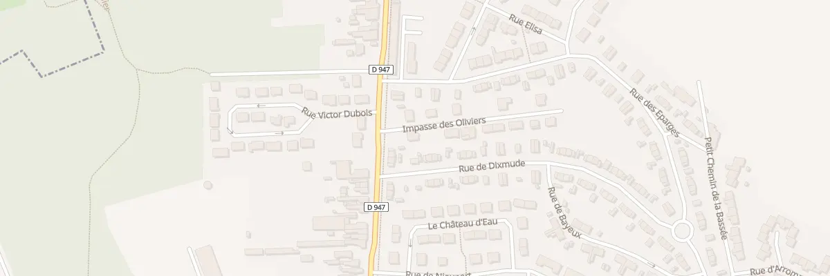 Plan du 151B Rue Roger Salengro à Hulluch