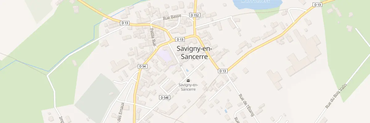 Plan du 6 Rue de la Poste à Savigny-en-Sancerre