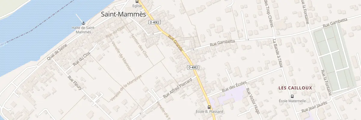 Plan du 46 Rue Grande à Saint-Mammès