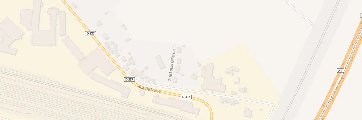 Plan du 6 Rue Louis Gilleron à Chaulnes