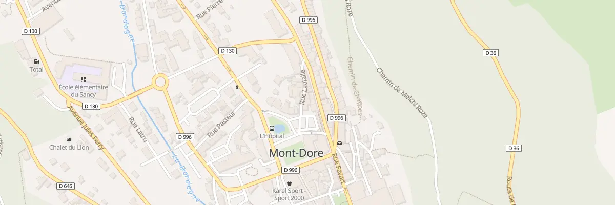 Plan du 4 Rue Lavialle à Mont-Dore