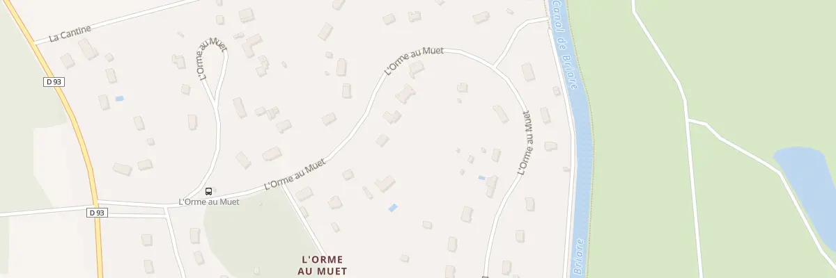 Plan du 5431 L’Orme au Muet à Montcresson