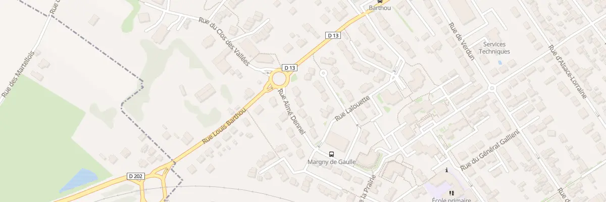 Plan du 166 Rue Aimé Dennel à Margny-lès-Compiègne