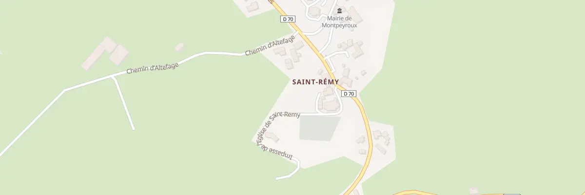 Plan du 2000 Saint Remy à Montpeyroux