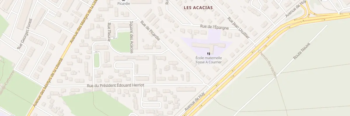 Plan du 12 Rue de Picardie à Compiègne