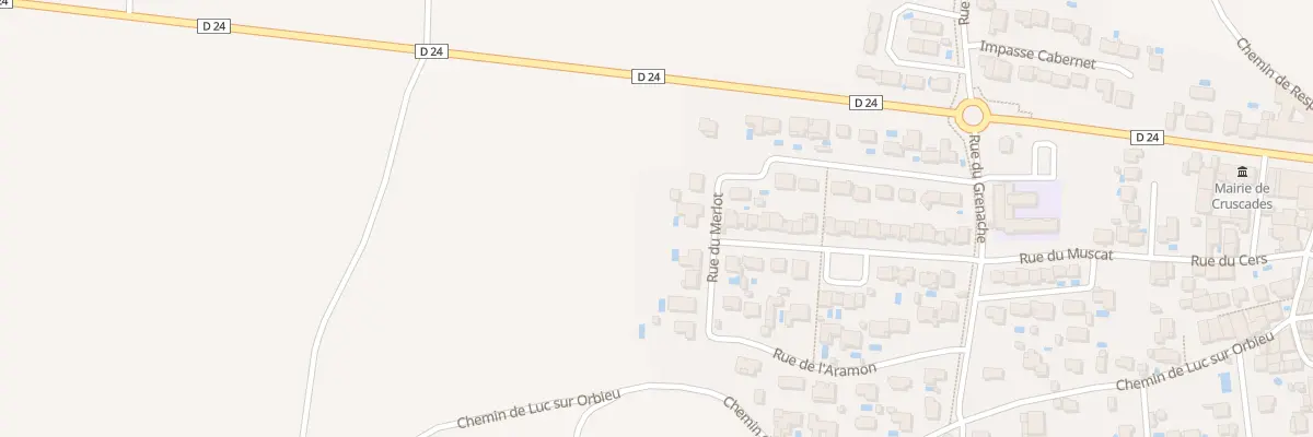 Plan du 9B Rue du Merlot à Cruscades