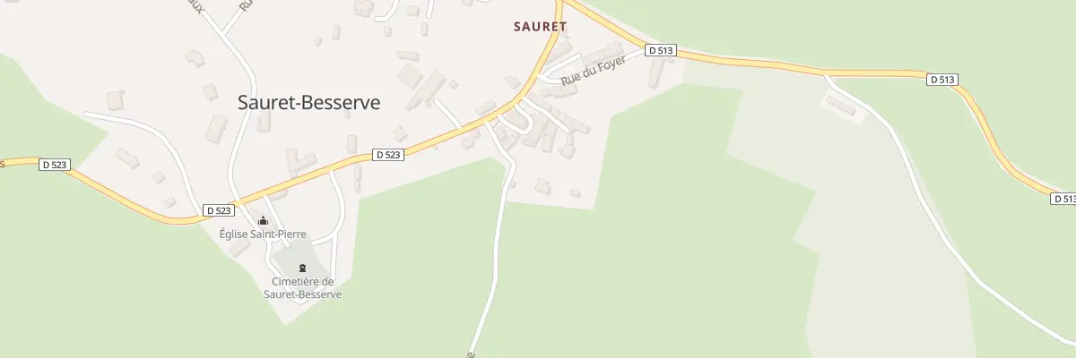 Plan du 5059 Sauret à Sauret-Besserve