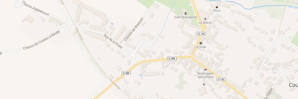Plan du 140 Rue de la Poste à Coudun