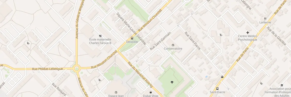 Plan du 50 Rue Saint-Germain à Compiègne