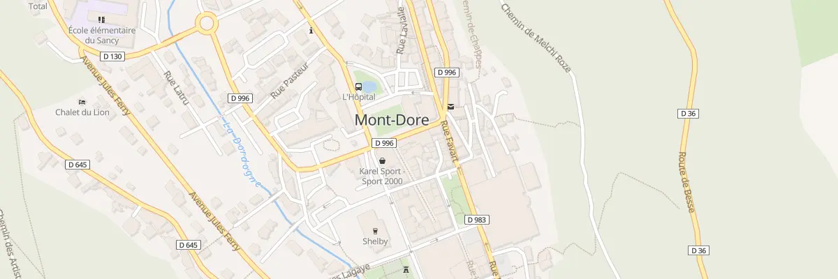 Plan du 11 Rue du Cap Chazotte à Mont-Dore