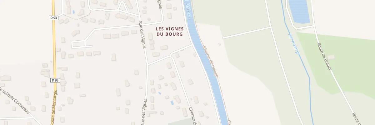 Plan du 38 Les Vignes du Bourg à Montcresson