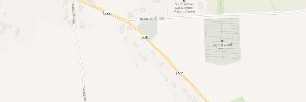 Plan du 8 Rue de Guillemont à Longueval