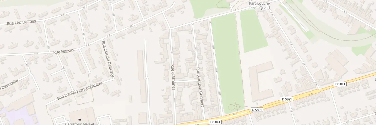 Plan du 9 Rue Auguste Gevaert à Lens