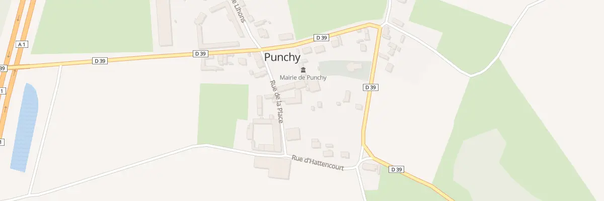Plan du 3 Rue de la Place à Punchy