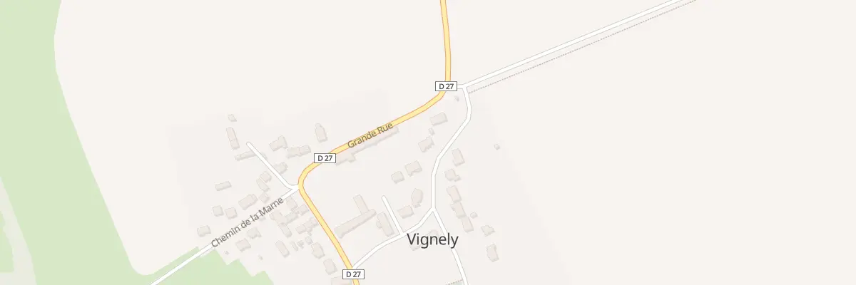 Plan du 8 Rue de la Porte aux Bergers à Vignely