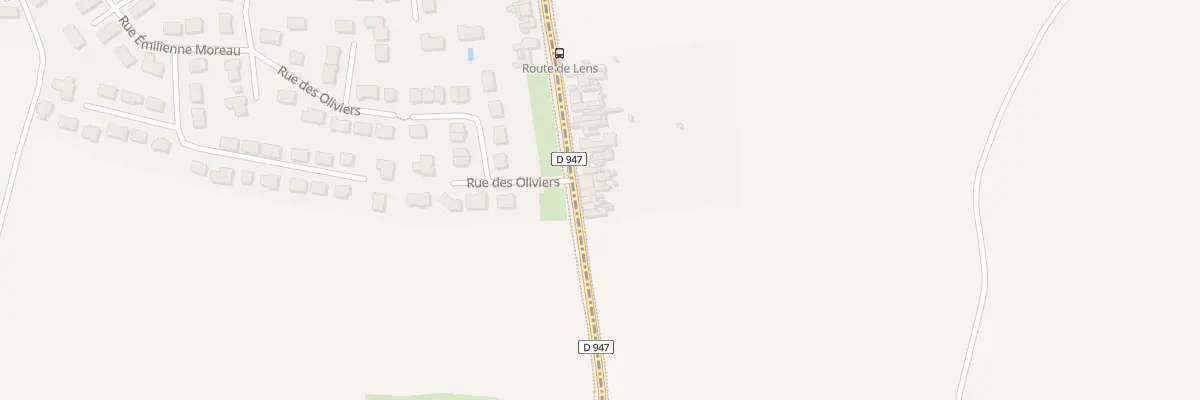 Plan du 342 Rte de Lens à Douvrin
