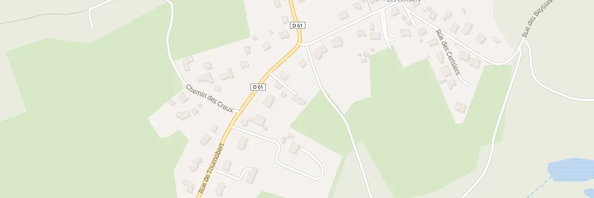 Plan du 27 Rue de la Chartreuse aux Ancizes-Comps