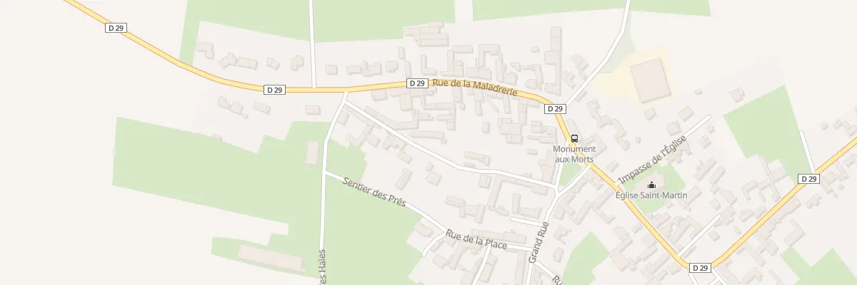 Plan du 4 Che Particulier à Grévillers