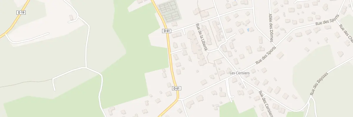 Plan du 13 Rue de la Chartreuse aux Ancizes-Comps