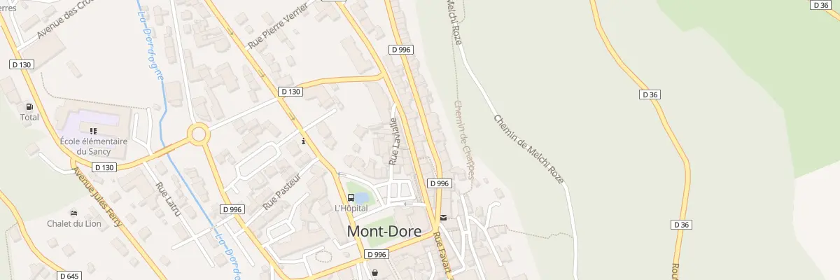 Plan du 22 Av des Belges à Mont-Dore