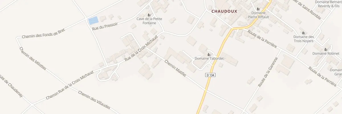Plan du 8 Che Matifet à Verdigny