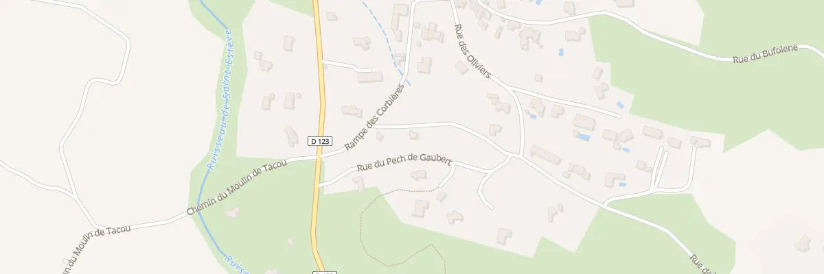 Plan du 4 Rue de la Combe à Montséret