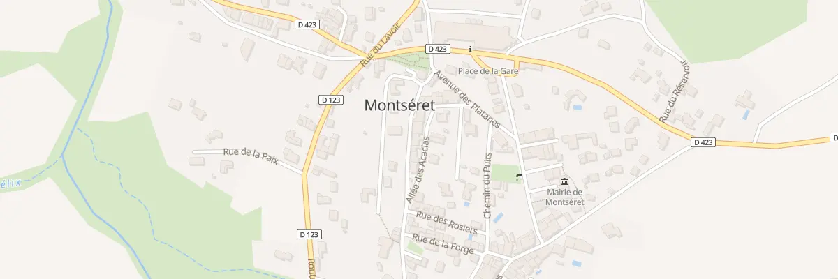 Plan du 14 All des Acacias à Montséret