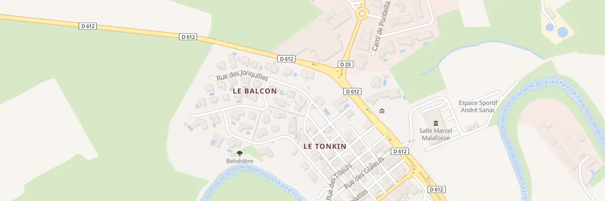 Plan du 1 Rue des Jonquilles à Trouillas