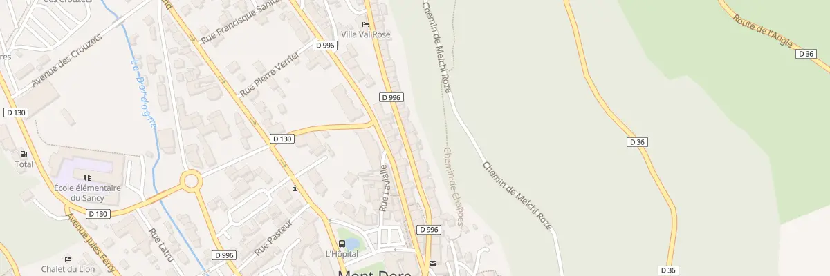 Plan du 32 Av Gen Leclerc à Mont-Dore