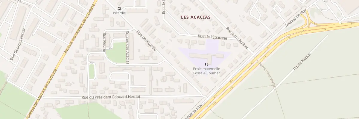 Plan du 23 Rue de Picardie à Compiègne
