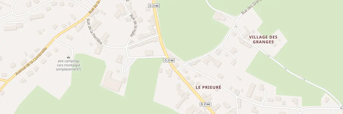 Plan du 1 Rue Le Prieure à Montaigut-en-Combraille