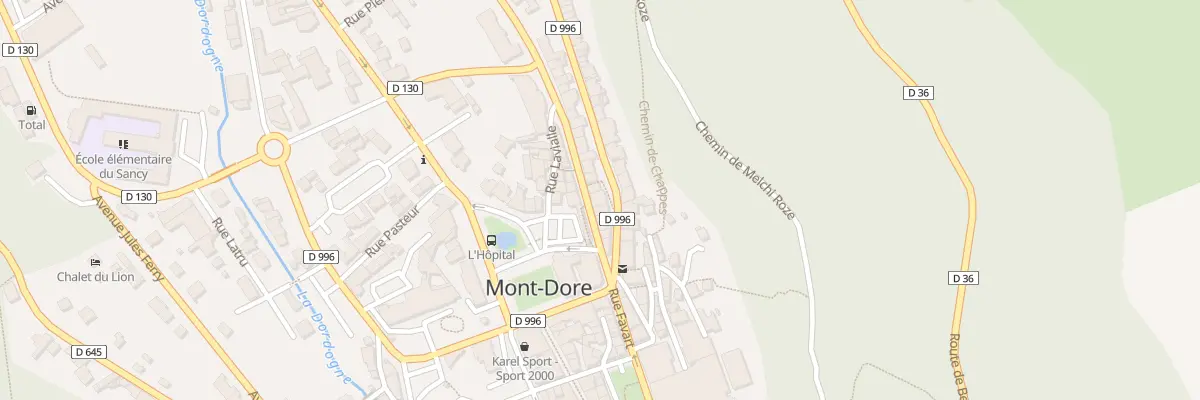 Plan du 14 Av des Belges à Mont-Dore