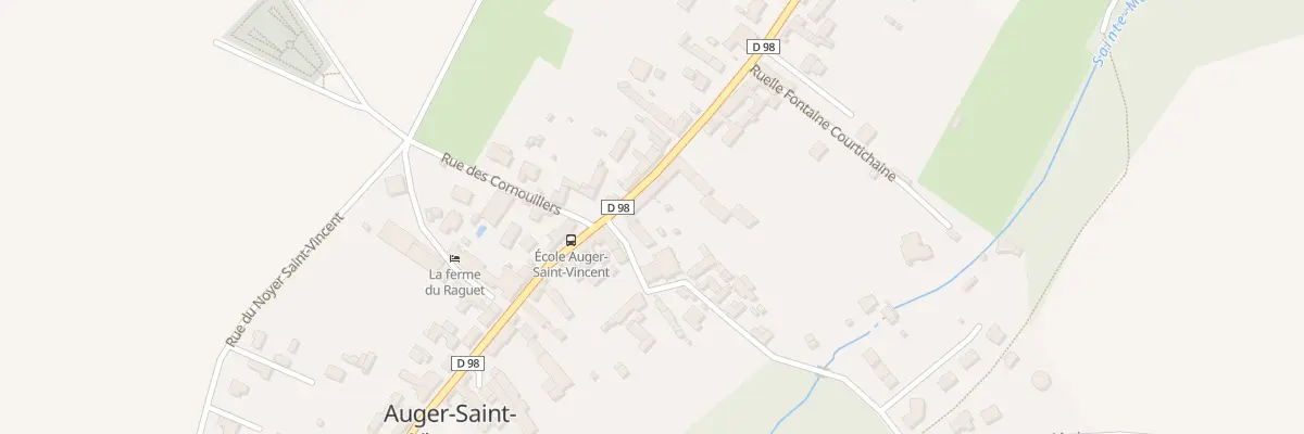 Plan du 2 Rue Rambure à Auger-Saint-Vincent