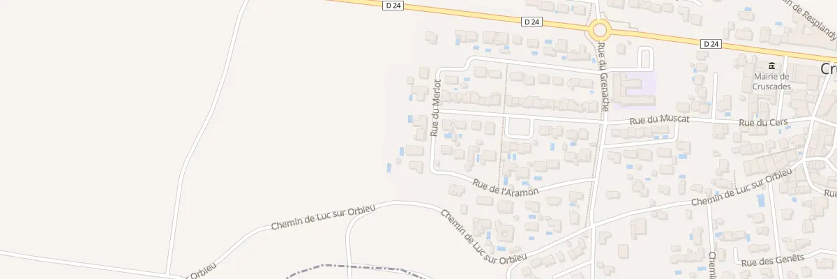 Plan du 5 Rue du Merlot à Cruscades