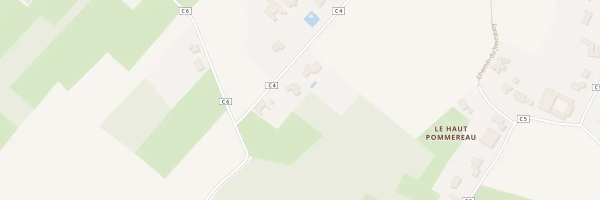Plan du 123 Rue du Bas Pommereau à Aubers