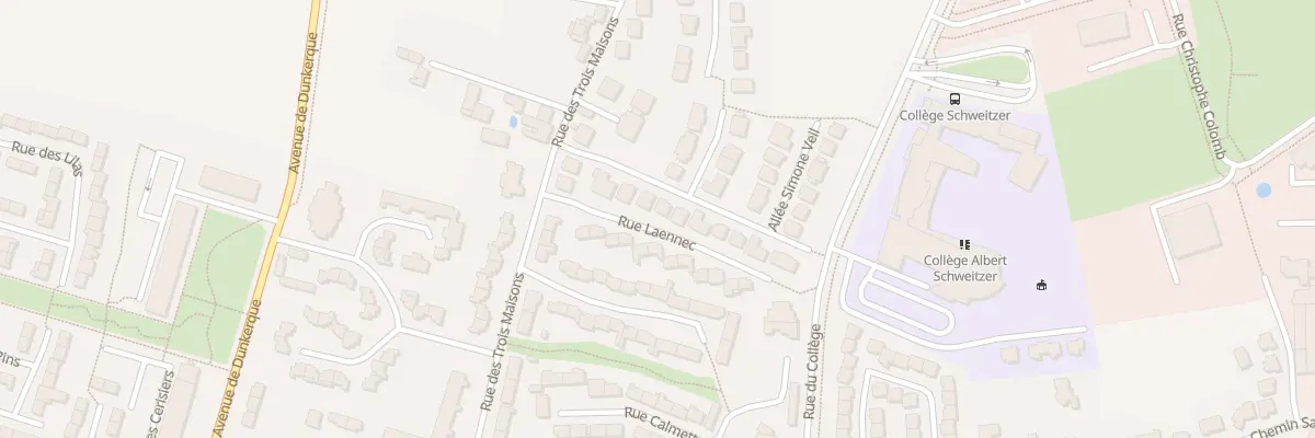 Plan du 7 Rue Suzanne Noël à La Bassée