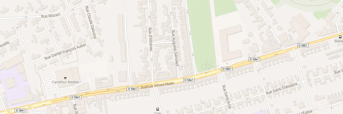 Plan du 1B Rue Auguste Gevaert à Lens