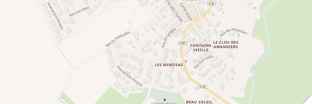 Plan du 16 Rue du Canigou à Passa