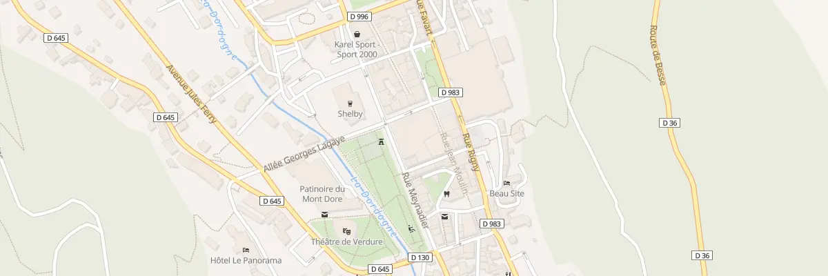 Plan du 7 Pl du Panthéon à Mont-Dore