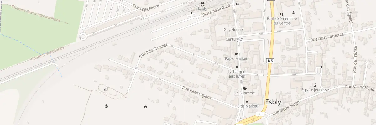 Plan du 15 Rue Jules Tonnet à Esbly