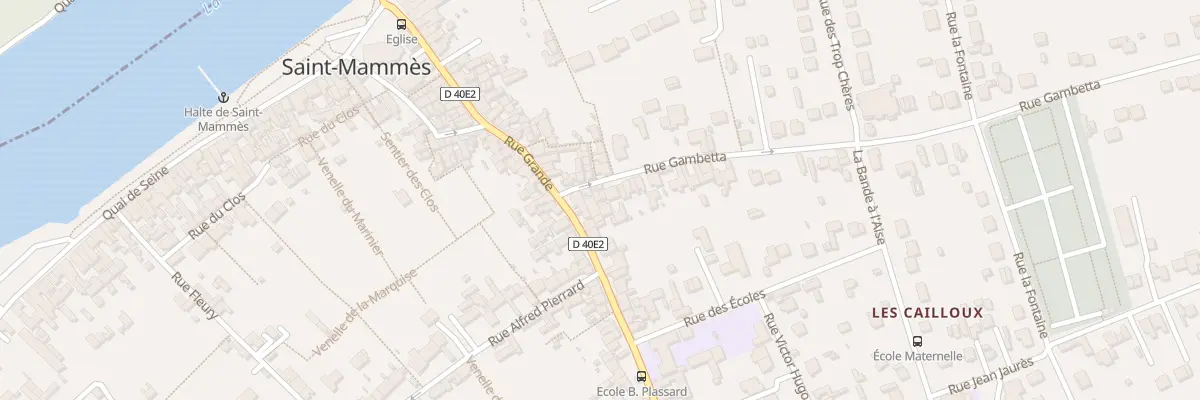 Plan du 10 Rue Gambetta à Saint-Mammès