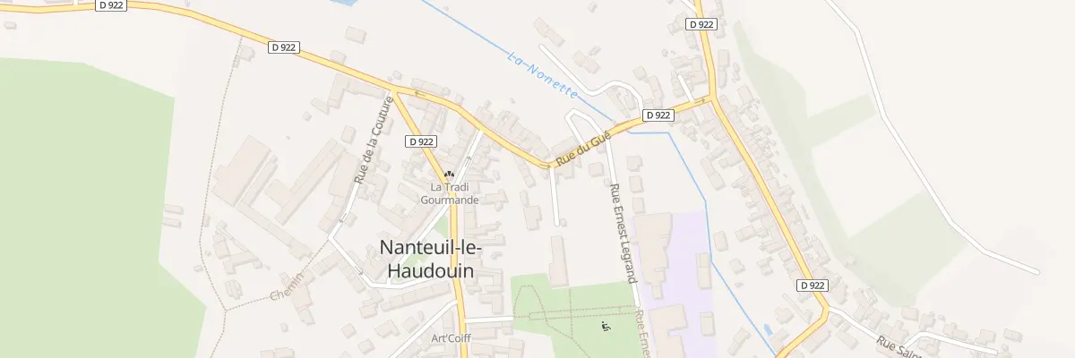 Plan du 13 Rue du Gué à Nanteuil-le-Haudouin