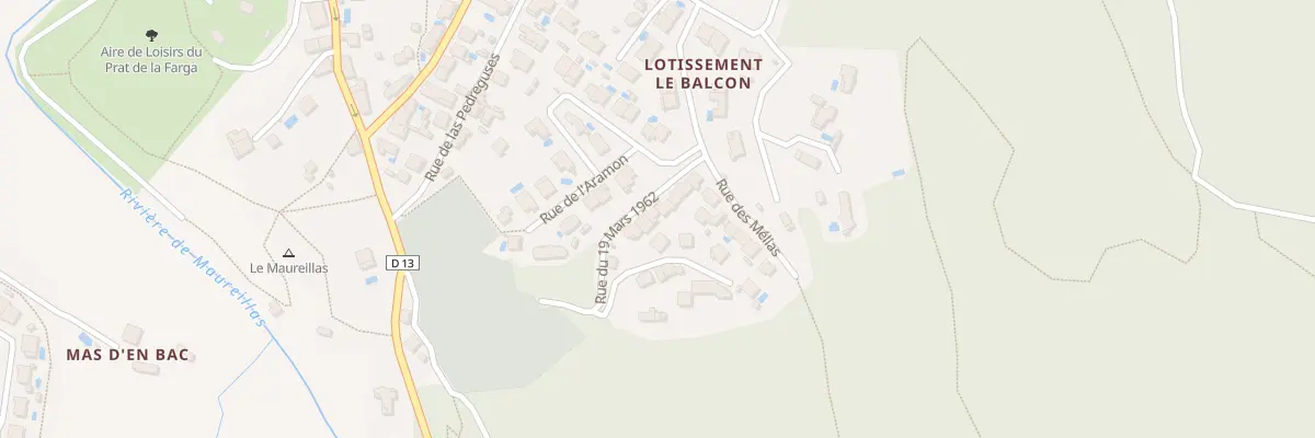 Plan du 7 Rue du 19 Mars 1962 à Maureillas-las-Illas