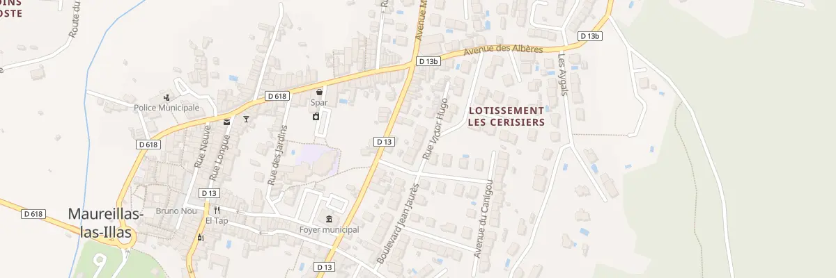 Plan du 7 Rue Victor Hugo à Maureillas-las-Illas