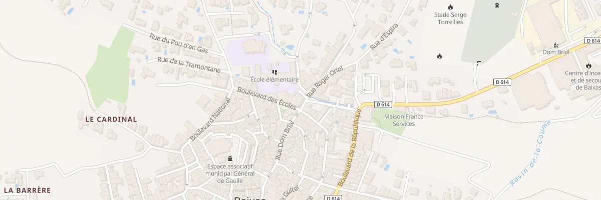 Plan du 1 Rue Roger Oriol à Baixas