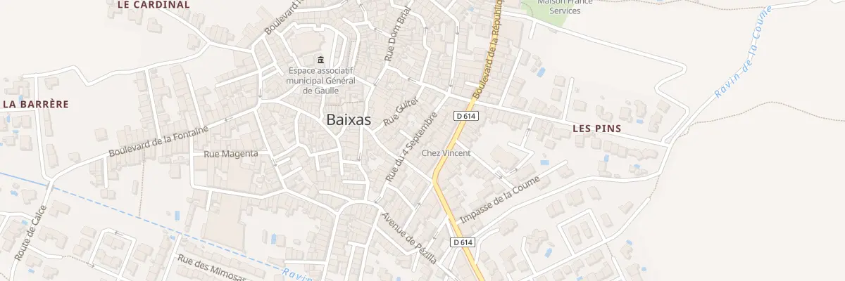 Plan du 17 Rue du 4 Septembre à Baixas
