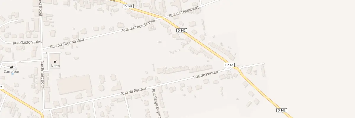 Plan du 36 Rue de Pertain à Chaulnes
