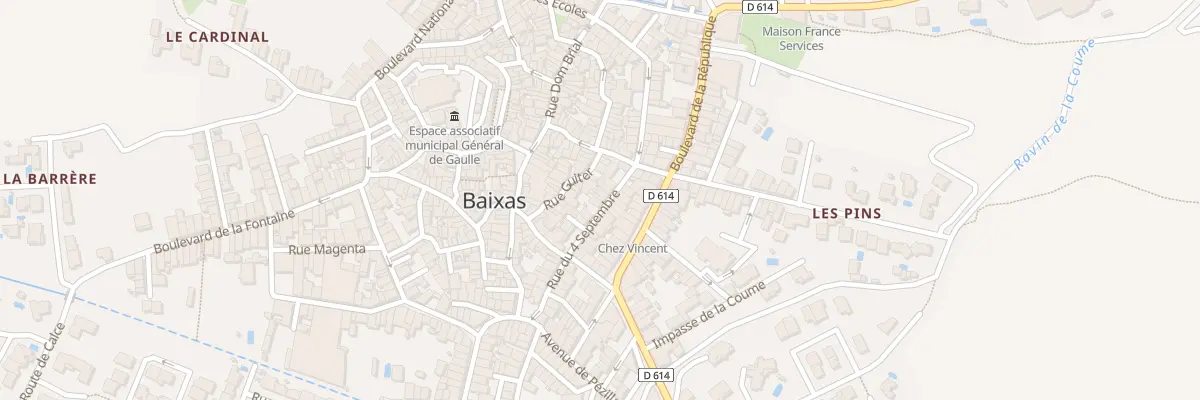 Plan du 8 Rue du 4 Septembre à Baixas