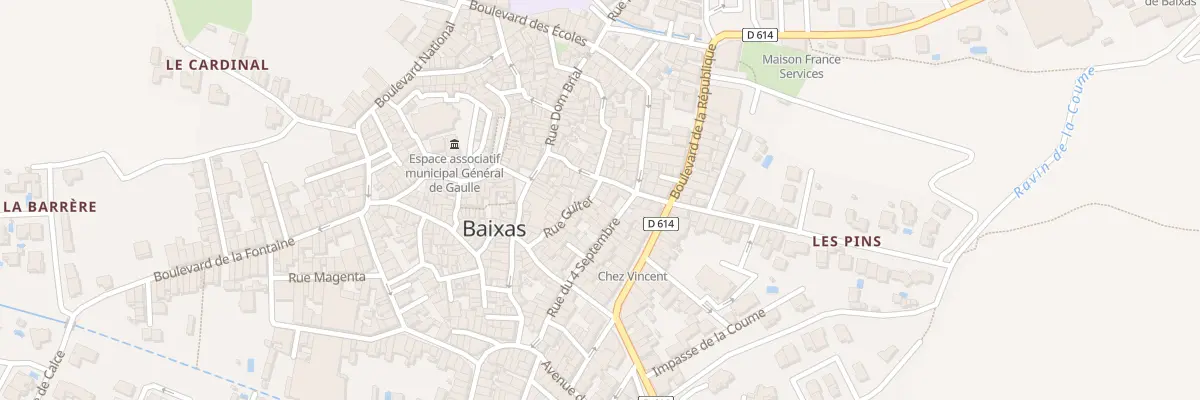 Plan du 26 Rue Guiter à Baixas