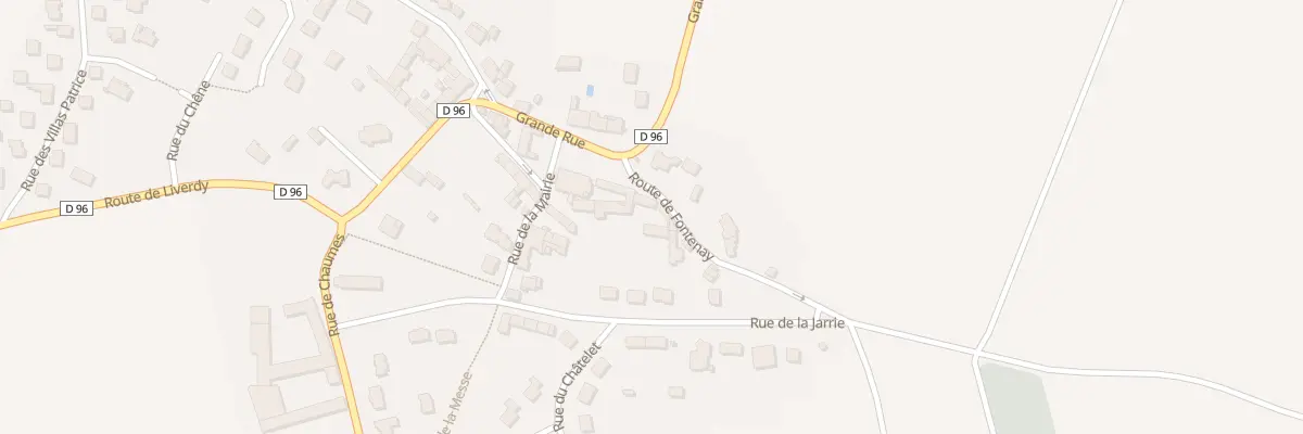 Plan du 4 Rte de Fontenay à Châtres